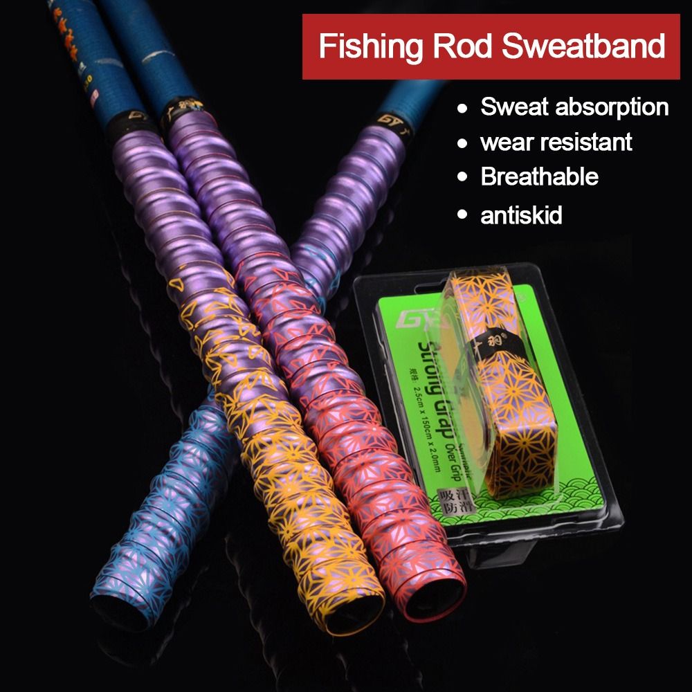 Badminton Grip Tape - Gradient Colorful Thickened Sport Fishing Rod