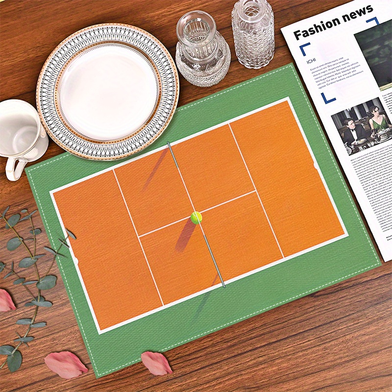Linen Placemat Tennis Court Sp - огляд і ціна Badminton House