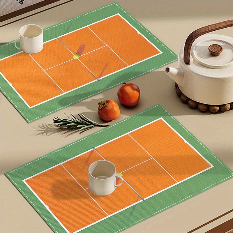 Linen Placemat Tennis Court Sp - огляд і ціна Badminton House